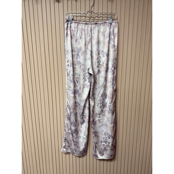 Danskin Women's Floral Satin Pajamas Set Size L - Picture 4 of 12